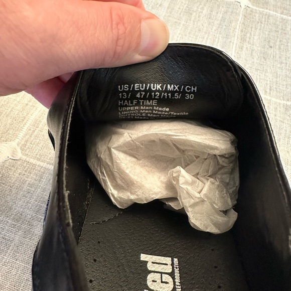 Kenneth Cole Unlisted Men's Half Time Oxford Shoes Black Size 13 New - Picture 6 of 6